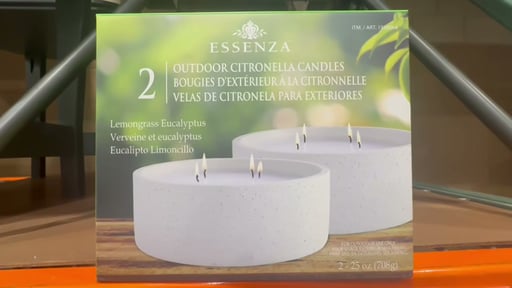 Essenza Outdoor Citronella Candle 2-Pack