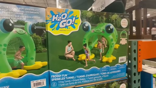H2OGO! Froggy Fun Sprinkler Tunnel
