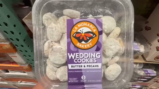 La Monarca Bakery Wedding Cookies 24 oz Tub