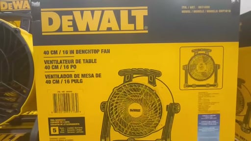 DEWALT 16" Benchtop or Hanging Fan
