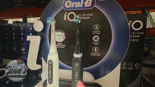 Oral-B iO All-in-One Clean Rechargeable Electric Toothbrush Handles 2-Pack