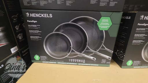 Henckels Paradigm Ceramic 3-Piece Hybrid Skillet Set