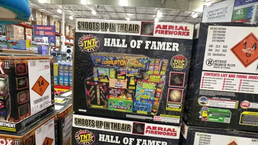 TNT Hall of Famer Fireworks