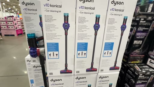 Dyson V10 Konical Cordless Stick Vacuum with Car Cleaning Kit