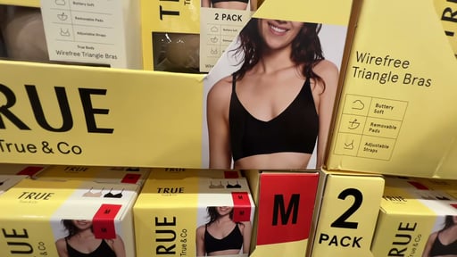 True & Co Women's Wirefree Bra, 2-Pack
