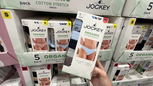 Jockey Women's Organic Cotton Stretch Bikini 5-Pack