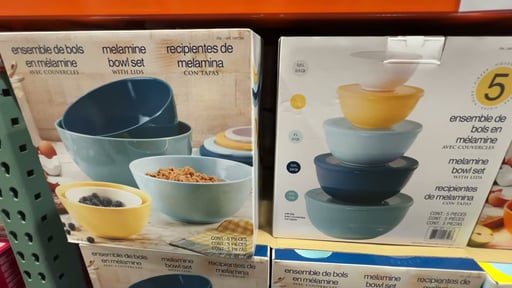 Pandex 5-Piece Melamine Mixing Bowl Set with Lids
