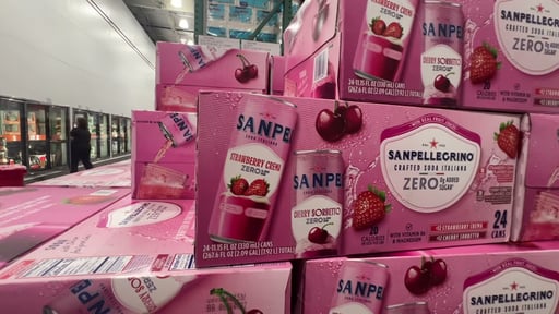 Sanpellegrino Zero Strawberry Crema & Cherry Sorbetto Sparkling Soda, 24 x 11.15 oz