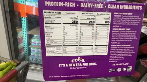 Oolie Dairy-Free Egg-Based Yogurt Variety Pack, 12 x 5.3 oz