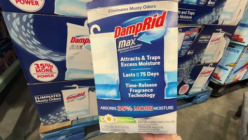 DampRid Max Fresh Scent Hanging Bags 4-Pack