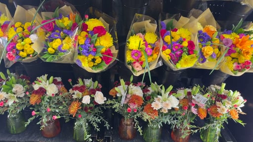 Large Vase Floral Arrangement