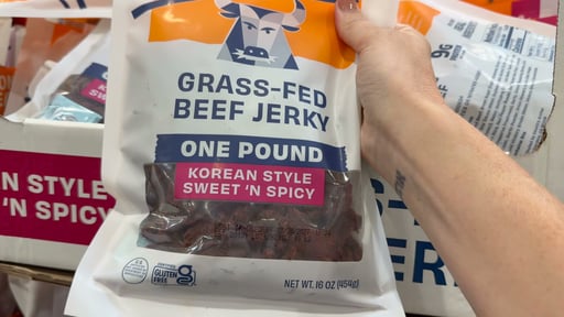 Archer Korean Style Sweet 'N Spicy Grass-Fed Beef Jerky, 16 oz