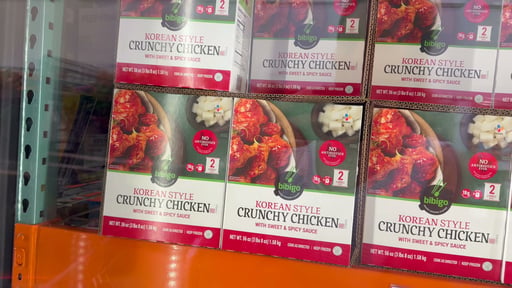 Bibigo Korean Style Crunchy Chicken Sweet & Spicy 56 Ounce
