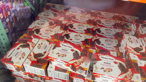 Häagen-Dazs Mini Peppermint Bark Ice Cream Bars, 18 ct, 33.3 oz