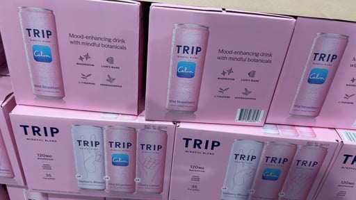 TRIP Mindful Blend Sparkling Drink, 12 x 12 oz Cans