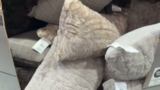 Mon Chateau Faux Fur Decorative Pillow