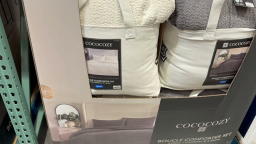 COCOCOZY Boucle Comforter Set 3-Piece Queen