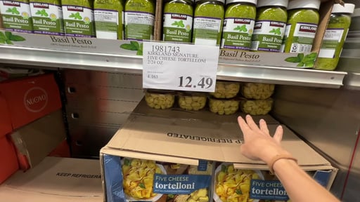 Kirkland Signature Five Cheese Tortelloni, 2/24 Ounce Packages