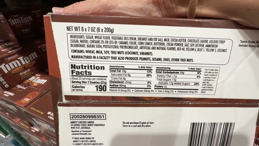 Arnott's Tim Tam Original 6/7 Ounce Sleeves