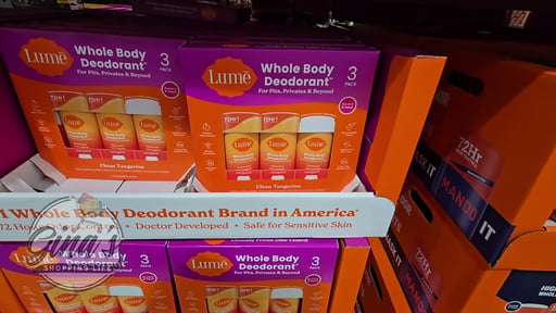 Lume Whole Body Deodorant, 3-Pack, 2.6 oz