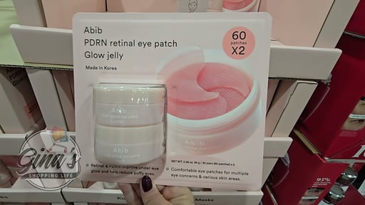 Abib PDRN Retinal Eye Patch Glow Jelly, 30 Pairs (60 CT)
