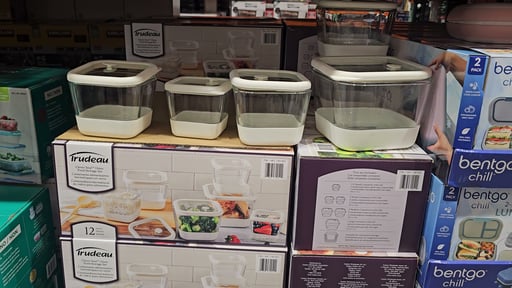 Trudeau 12-Piece Clever Seal Glass Airtight Food Storage Set