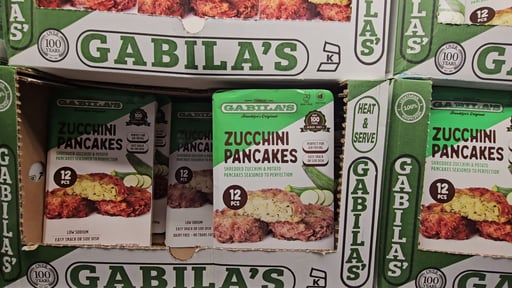 Gabila's Zucchini Pancakes 12CT 24 oz (1.5 lbs)