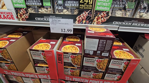 Chef Hak's Chipotle Chicken Power Bowls, 3 x 12 oz