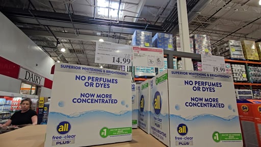 All Free & Clear Plus+ Compacted Liquid Detergent, 160 Loads, 200 oz