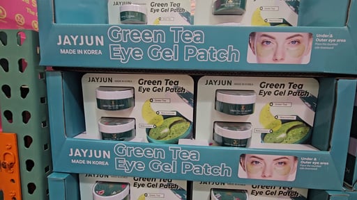 JAYJUN Green Tea Gel Eye Patches, 60 Pairs, 2-Pack
