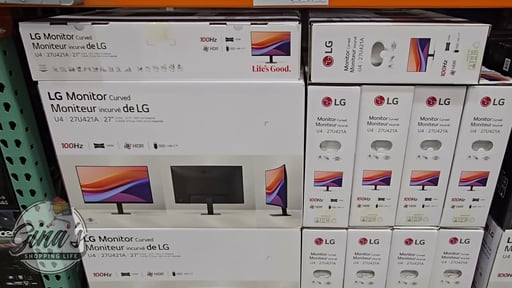 LG 27" Full HD Curved 100Hz USB-C Monitor (27U421A-B)