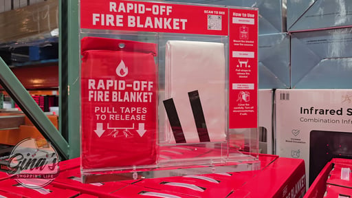 RAPID-OFF Fire Blanket 2-Pack