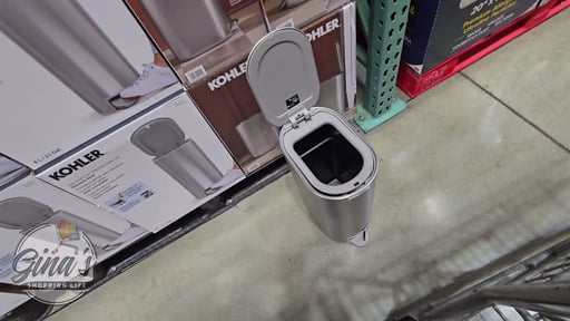 Kohler 8L Stainless Steel Bathroom Step Can