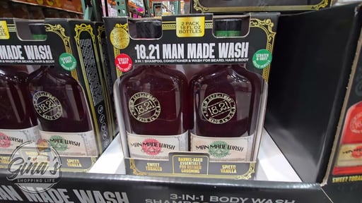 18.21 Man Made Body Wash, 2 x 18 fl. oz.