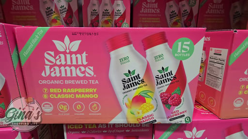 Saint James Organic Black Tea Variety Pack, 15 × 16 oz