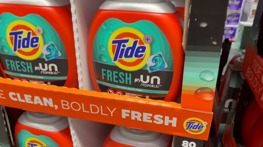Tide PODS + Unstopables Fresh Laundry Detergent Pacs, 80 Count