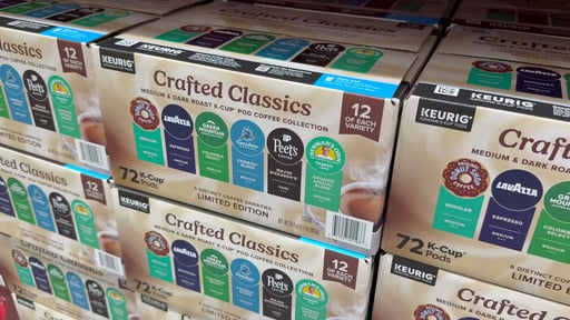 Keurig Crafted Classics Medium & Dark Roast K-Cup Pods Variety Pack, 72 Count