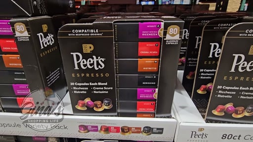 Peet's Aluminum Capsule 80 CT Nespresso Compatible