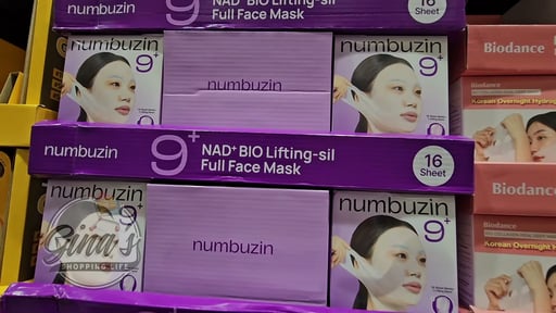 Numbuzin No. 9 NAD+ Bio Lifting Full Face Mask (16 Count)