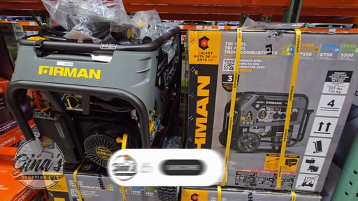 Firman Tri-Fuel Generator with CO Shutoff 7500 Running Watts