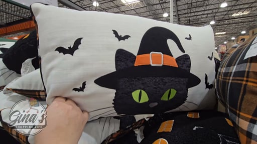 Brentwood Pumpkin & Skeleton Halloween Decorative Pillows