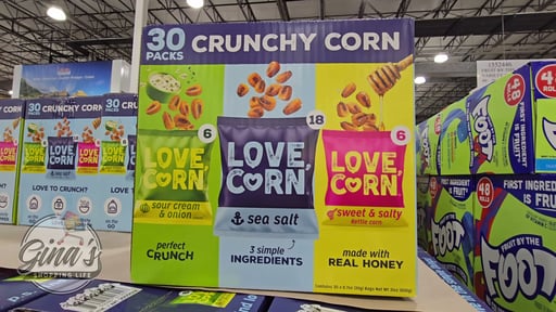 Love Corn Crunchy Corn Variety Box, 30 CT / 0.7 oz