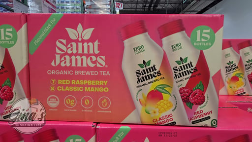 Saint James Organic Black Tea Variety Pack, 15 × 16 oz