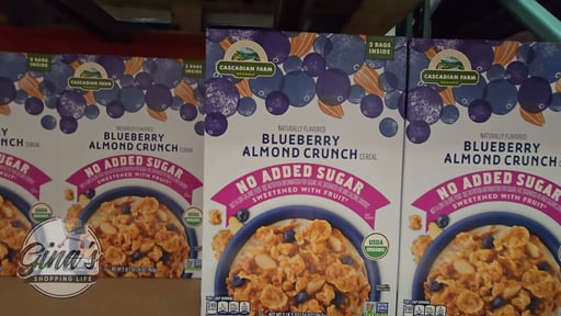 Cascadian Farm Organic Blueberry Almond Crunch Cereal 34 oz