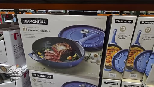 Tramontina 12" Cast Iron Skillet with Lid