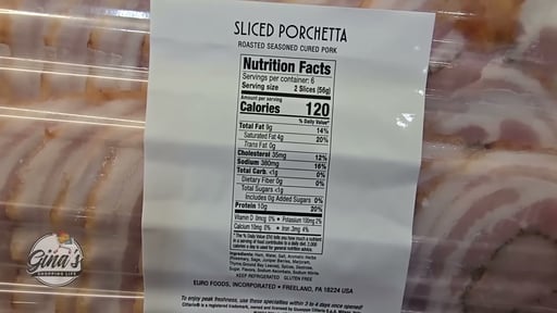 Citterio Sliced Porchetta 12 Ounces