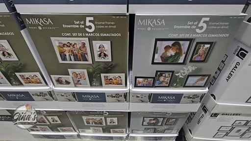 Mikasa Enamel Picture Frames, Set of 5