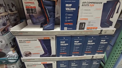 Sharper Image Air Compression Flex Boots