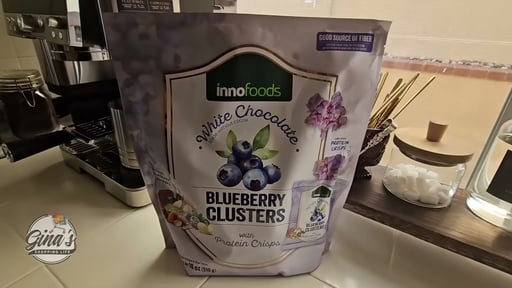 Inno Foods White Chocolate Blueberry Clusters 12/1.5 oz