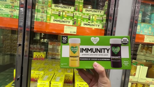 So Good So You Organic Immunity Variety Shots 10 Pack, 1.7 oz